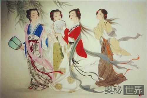 中国古代四大美女的情史秘闻