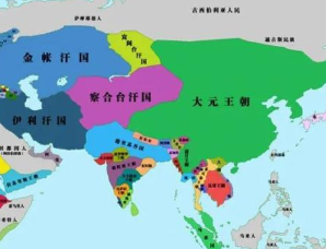 蒙古帝国分裂出来的四大汗国，是哪四大汗国？